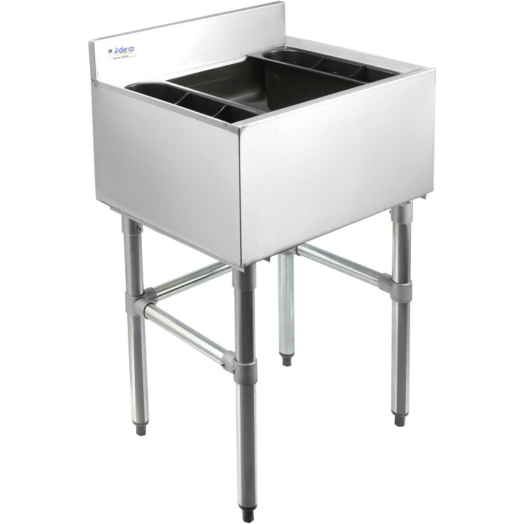 Commercial Ice bin Underbar Splashback Stainless steel - CEIB183608