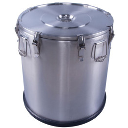Portable Insulated Food Container with Rubber base 35 litres ø300x520mm - CEIC13052