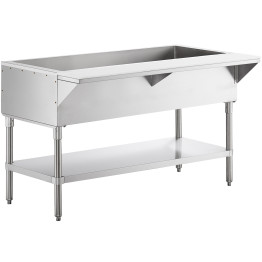 Commercial Food Service Table 2 x GN 1/1 with Undershelf 810x780x870mm - CEICT2US