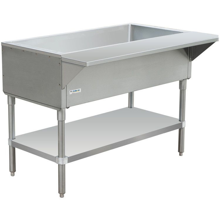 Commercial Food Service Table 4 x GN 1/1 with Undershelf 1590x780x870mm - CEICT4US