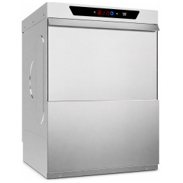 Commercial Dishwasher with  detergent + rinse  + drain pump 500 Plates/h 500x500mm rack 230V | CaterEq CEINOK102