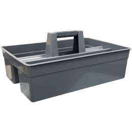 Heavy-Duty Polypropylene Cleaning Caddy Bucket with Handle 405x270x175mm Grey | CaterEq CEJGM1010 Heavy-Duty Polypropylene Cleaning Caddy Bucket with Handle 405x270x175mm Grey | CaterEq CEJGM1010