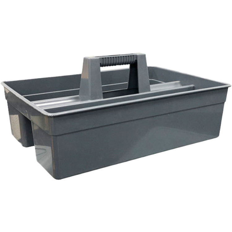 Heavy-Duty Polypropylene Cleaning Caddy Bucket with Handle 405x270x175mm Grey | CaterEq CEJGM1010