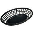 Heavy-Duty Polypropylene Food Basket Black 235×150×46mm | CaterEq CEJGM202