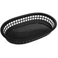 Heavy-Duty Polypropylene Food Basket Black 275×175×38mm | CaterEq CEJGM204