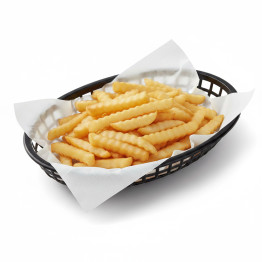 Heavy-Duty Polypropylene Food Basket Black 275×175×38mm | CaterEq CEJGM204