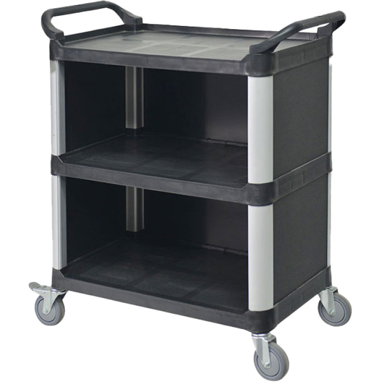 Professional 3‑Tier Busing Trolley Cart 810×435×910cm | CaterEq CEJGM708 Professional 3‑Tier Busing Trolley Cart 810×435×910cm | CaterEq CEJGM708