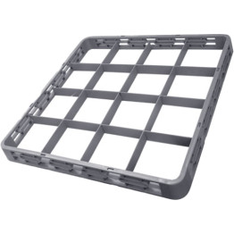Commercial Cup/Glass Rack Extender 16 Compartments 500x500x50mm | CaterEq CEJGM812 Commercial Cup/Glass Rack Extender 16 Compartments 500x500x50mm | CaterEq CEJGM812