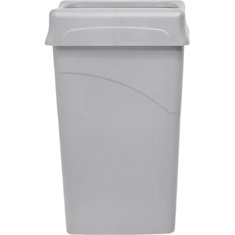 Commercial Waste Bin with Lid 87 Litres 510x270x870mm Grey | CaterEq CEJGM902 Commercial Waste Bin with Lid 87 Litres 510x270x870mm Grey | CaterEq CEJGM902
