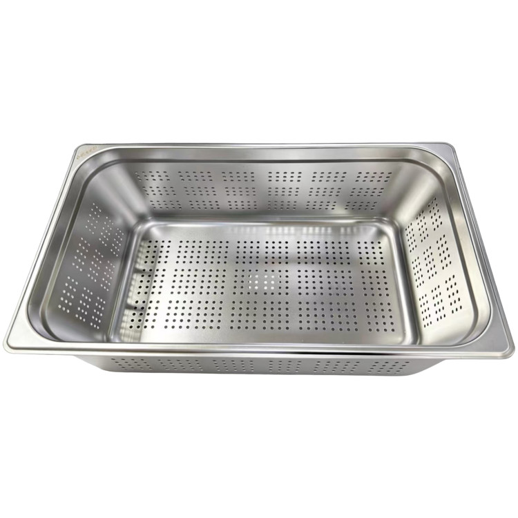 Stainless Steel GN 1/1 Perforated Pan 530×325×200mm | CaterEq CEJJD112 Stainless Steel GN 1/1 Perforated Pan 530×325×200mm | CaterEq CEJJD112