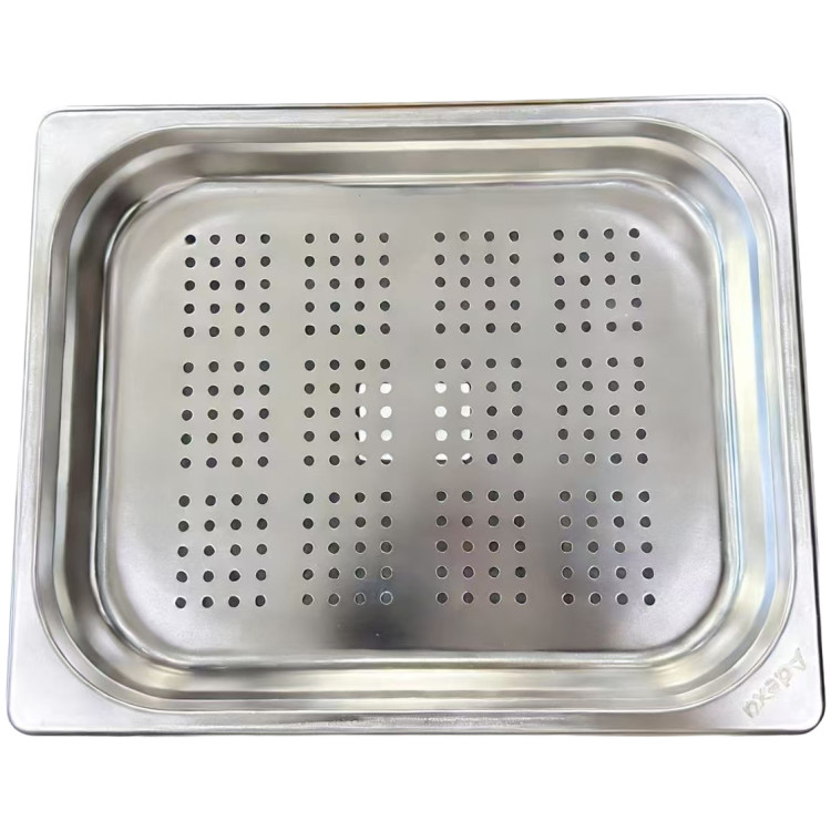 Stainless Steel GN 1/2 Perforated Pan 325×265×40mm | CaterEq CEJJD114 Stainless Steel GN 1/2 Perforated Pan 325×265×40mm | CaterEq CEJJD114