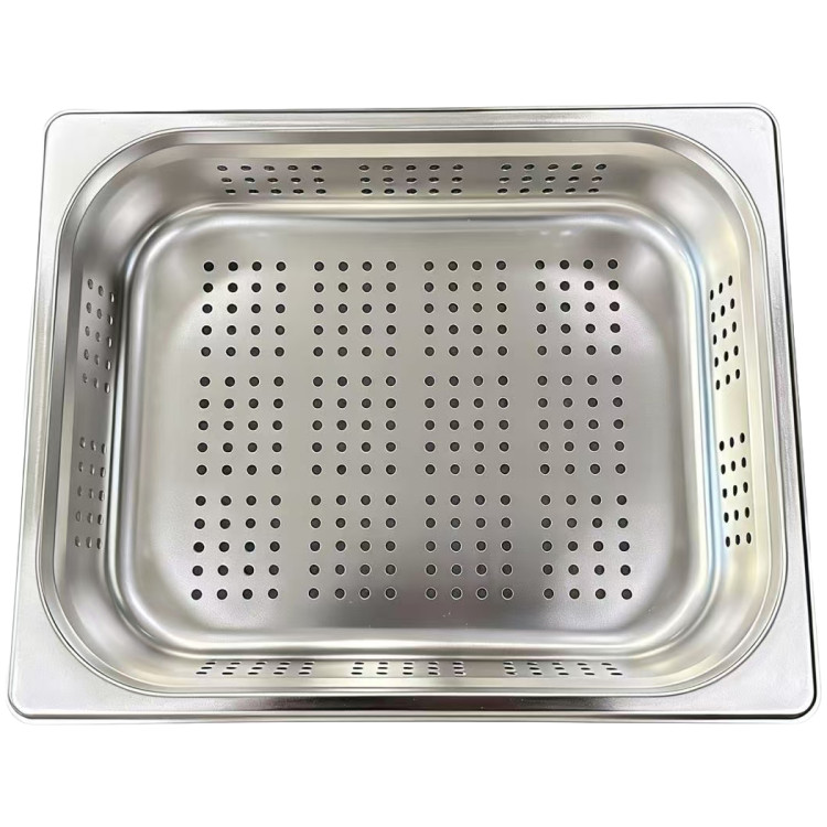 Stainless Steel GN 1/2 Perforated Pan 325×265×65mm | CaterEq CEJJD116 Stainless Steel GN 1/2 Perforated Pan 325×265×65mm | CaterEq CEJJD116
