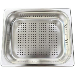Stainless Steel GN 1/2 Perforated Pan 325×265×100mm | CaterEq CEJJD118