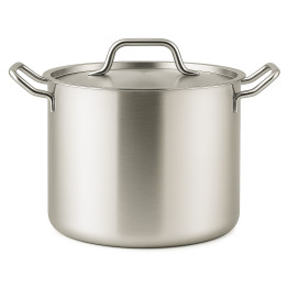 Professional Stainless Steel 12L Stew Pot 300mm x 180mm Height| CaterEq CEJJD6420