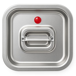 Stainless Steel & Silicone Sealing Gastronorm Container Lid GN 1/6| CaterEq  CEJJD6510