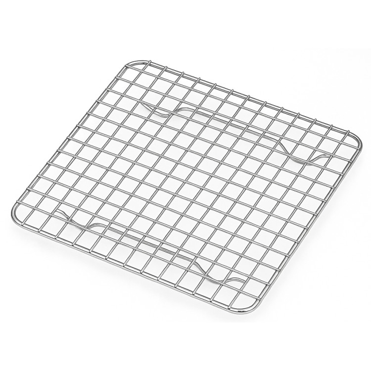 Stainless Steel Flat Grill Rack 1/2  255 × 192 × 15 mm| CaterEq  CEJJD6604