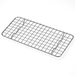 Stainless Steel Flat Grill Rack 1/4 205 × 102 × 15 mm| CaterEq CEJJD6608 Stainless Steel Flat Grill Rack 1/4 205 × 102 × 15 mm| CaterEq CEJJD6608