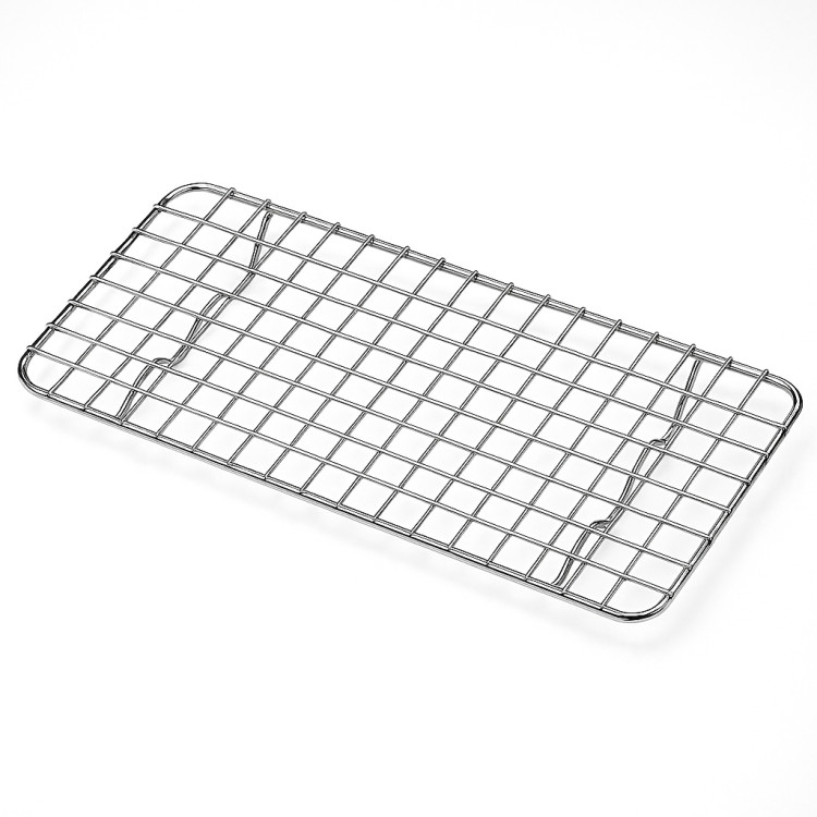 Stainless Steel Flat Grill Rack 1/4 205 × 102 × 15 mm| CaterEq CEJJD6608 Stainless Steel Flat Grill Rack 1/4 205 × 102 × 15 mm| CaterEq CEJJD6608