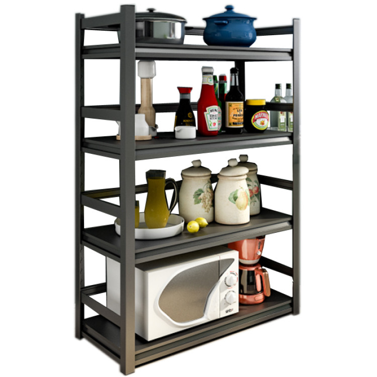 Commercial Shelving Unit 4 Tier Width 1000mm Depth 500mm Black- CEJM4CW1000 Commercial Shelving Unit 4 Tier Width 1000mm Depth 500mm Black- CEJM4CW1000