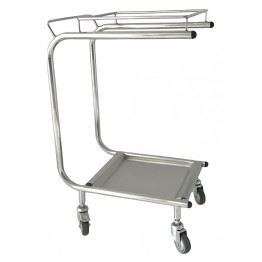 Commercial Stainless Steel Trash Bag Holder Cart 505×355×800 mm| CaterEq CEJSN214 Commercial Stainless Steel Trash Bag Holder Cart 505×355×800 mm| CaterEq CEJSN214