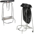 Commercial Stainless Steel Trash Bag Holder Cart 430×530×960 mm| CaterEq CEJSN216