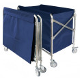 Commercial Stainless Steel Folding Laundry Trolley 870×520×780 mm| CaterEq CEJSN222