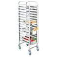 GN Pan Trolley Stainless Steel 1/1 GN 15 Tier 380×550×1700mm | CaterEq CEJSN248 GN Pan Trolley Stainless Steel 1/1 GN 15 Tier 380×550×1700mm | CaterEq CEJSN248