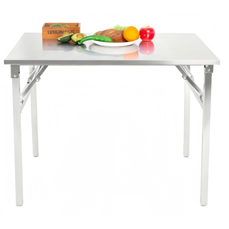 Stainless Steel Folding Table 1200×600×910mm | CaterEq CEJSN262