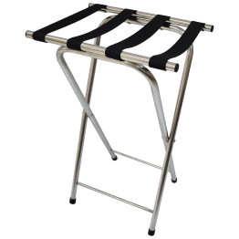 Commercial Folding Stainless Steel Tray Stand / Luggage Rack 520 x 410 x 800mm | CaterEq CEJSN304