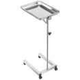 Commercial Adjustable Stainless Steel Medical Tray Stand 450 x 345 x 735-1250mm | CaterEq CEJSN332 Commercial Adjustable Stainless Steel Medical Tray Stand 450 x 345 x 735-1250mm | CaterEq CEJSN332