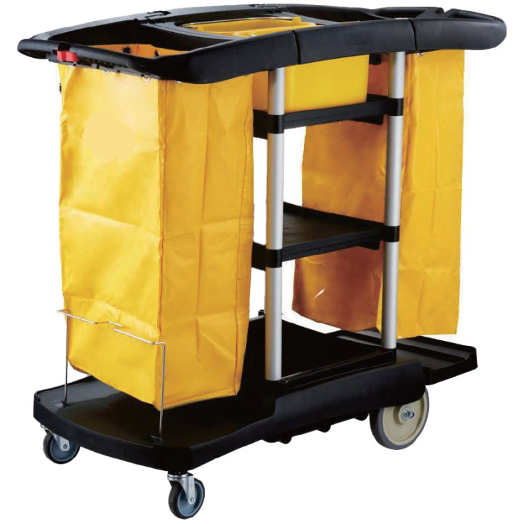 Professional Janitor High Capacity Cleaning Cart 1300×575×1115mm | CaterEq CEJWCCHD
