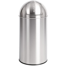 Commercial Push Waste Bin 38 Litres Satin - CEJY9300