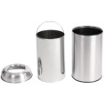 Commercial Open-Top Waste Bin 65 Litres Satin - CEJY980065L