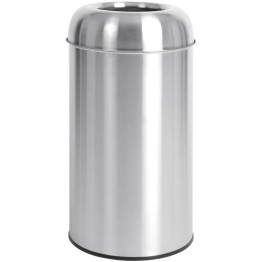 Commercial Open-Top Waste Bin 50 Litres Satin - CEJY9800