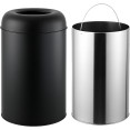 Commercial Open-Top Waste Bin 50 Litres Black | CaterEq CEJY980050LBLACK