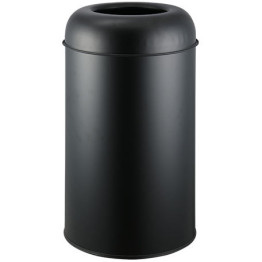 Commercial Open-Top Waste Bin 65 Litres Black - CEJY980065LBLACK