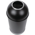 B GRADE Commercial Open-Top Waste Bin 65 Litres Black - JY981065L B GRADE