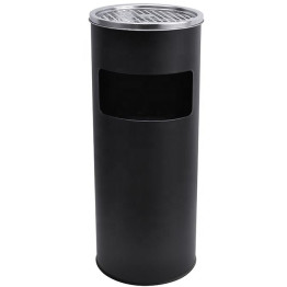 Commercial Ashtray Waste Bin 17 Litres Black - CEJYAB901BLACK