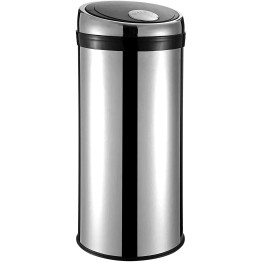 Commercial Press Opening Waste Bin 50 Litres Mirror -CE JYPZIA