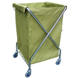 Foldable X-Shape Linen Trolley 620x625x985mm - CEJYXLC312