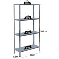 Galvanized Steel Shelving Unit 4-Tier 320kg Capacity (80kg per shelf) 900x400x1800mm | CaterEq CEKFT20 Galvanized Steel Shelving Unit 4-Tier 320kg Capacity (80kg per shelf) 900x400x1800mm | CaterEq CEKFT20