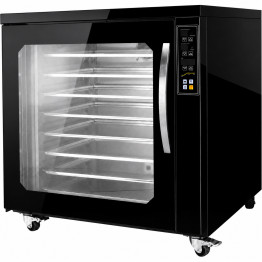 Electric Proofer with Capacity of 8 x Bakery Trays 600 x 400mm Black | CaterEq CEKNGFH120BLACK