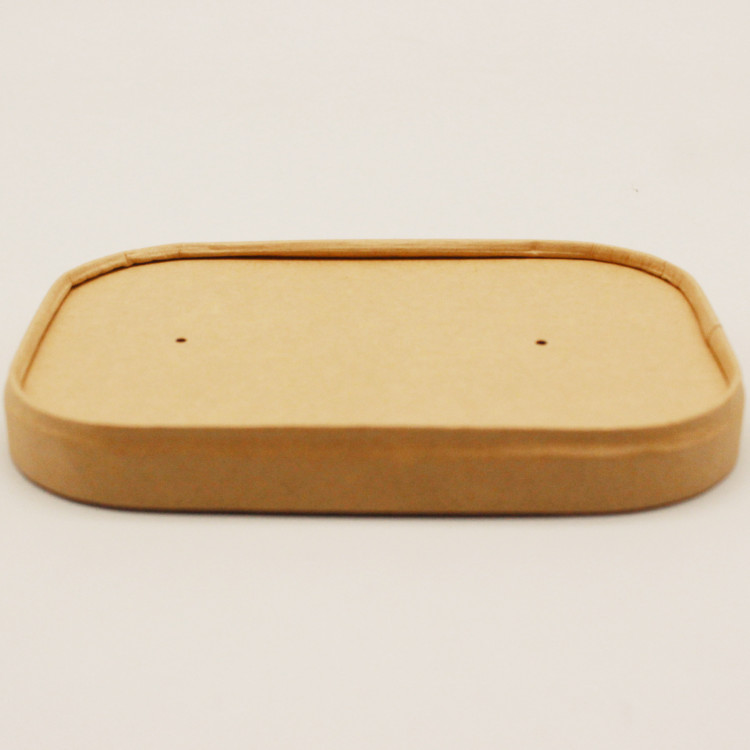 300pcs Kraft Lids for Rectangular Bowl PE - CEKPRLID 300pcs Kraft Lids for Rectangular Bowl PE - CEKPRLID