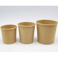 500pcs Kraft Soup Bowl 24oz/709ml PE - CEKSB24OZ 500pcs Kraft Soup Bowl 24oz/709ml PE - CEKSB24OZ