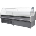 Serve Over Deli Counter Curved Glass Front 2500x850x1200mm | CaterEq CEBLUEL414