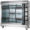 Commercial Gas Chicken Rotisserie Oven 16 Chickens - 4 Rods 1170x480x1130mm | CaterEq CEKTQ4B