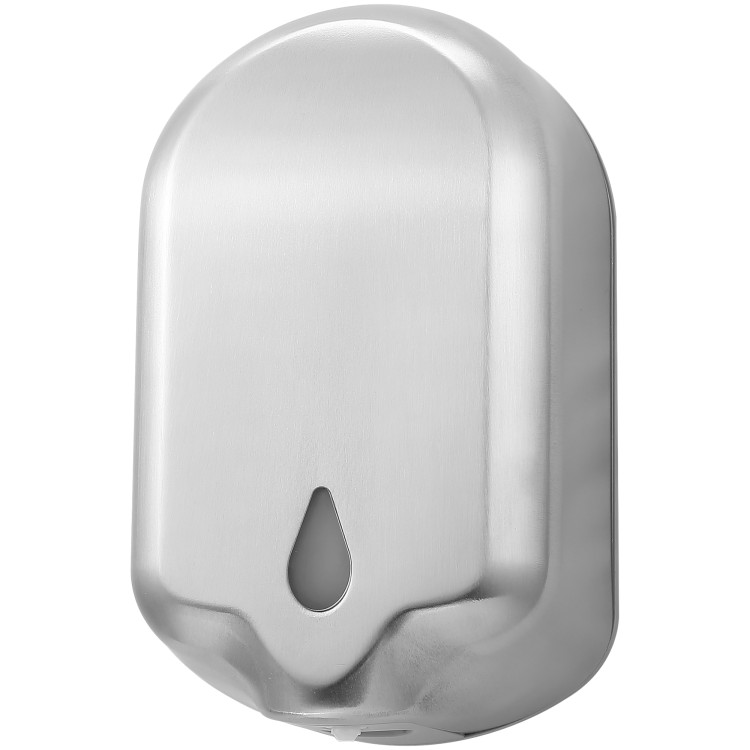 Automatic Spray Soap & Sanitiser Dispenser 1.2L Brushed Finish Touch-Free Wall Mounted | CaterEq CEKW7200XBRUSHED
