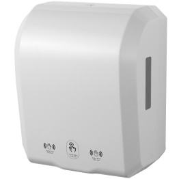 Commercial Automatic Universal Roll Paper Dispenser White 300×217×362mm | CaterEq CEKW7396WHITE Commercial Automatic Universal Roll Paper Dispenser White 300×217×362mm | CaterEq CEKW7396WHITE