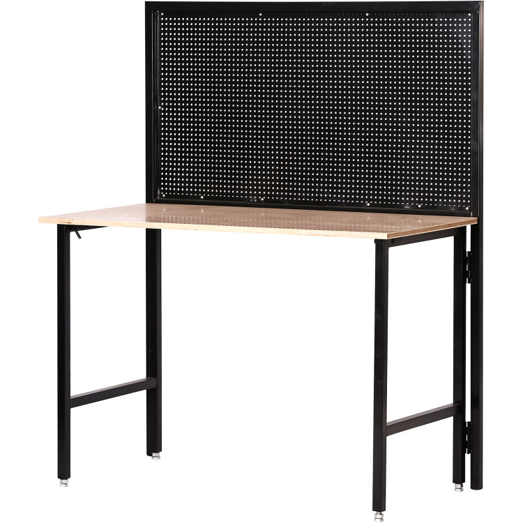 Professional Steel Workbench with Pegboard 150kg Table Load 25kg Pegboard Load 1220x660x1460mm | CaterEq CEKWT1220 Professional Steel Workbench with Pegboard 150kg Table Load 25kg Pegboard Load 1220x660x1460mm | CaterEq CEKWT1220