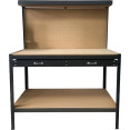 Professional Steel Workbench with Pegboard and Drawers 230kg Max Load 1100x540x1400mm | CaterEq CEKWT28 Professional Steel Workbench with Pegboard and Drawers 230kg Max Load 1100x540x1400mm | CaterEq CEKWT28